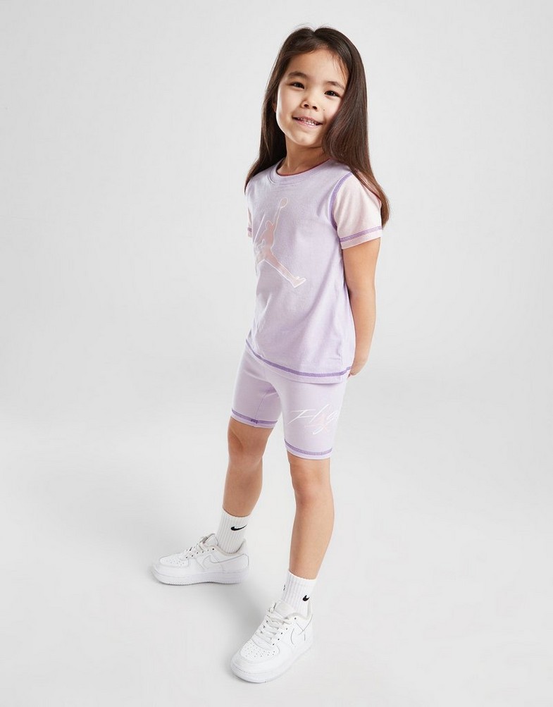 Дитячі спортивні костюми JORDAN КОМПЛЕКТ (G)CBLK T/SHT ST LIL/PNK G 35D007-P36 Фіолетовий