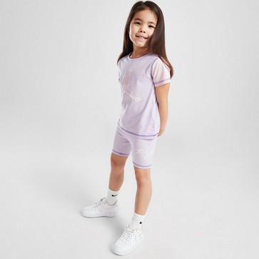 Trening pentru copii JORDAN SET (G)CBLK T/SHT ST LIL/PNK G
