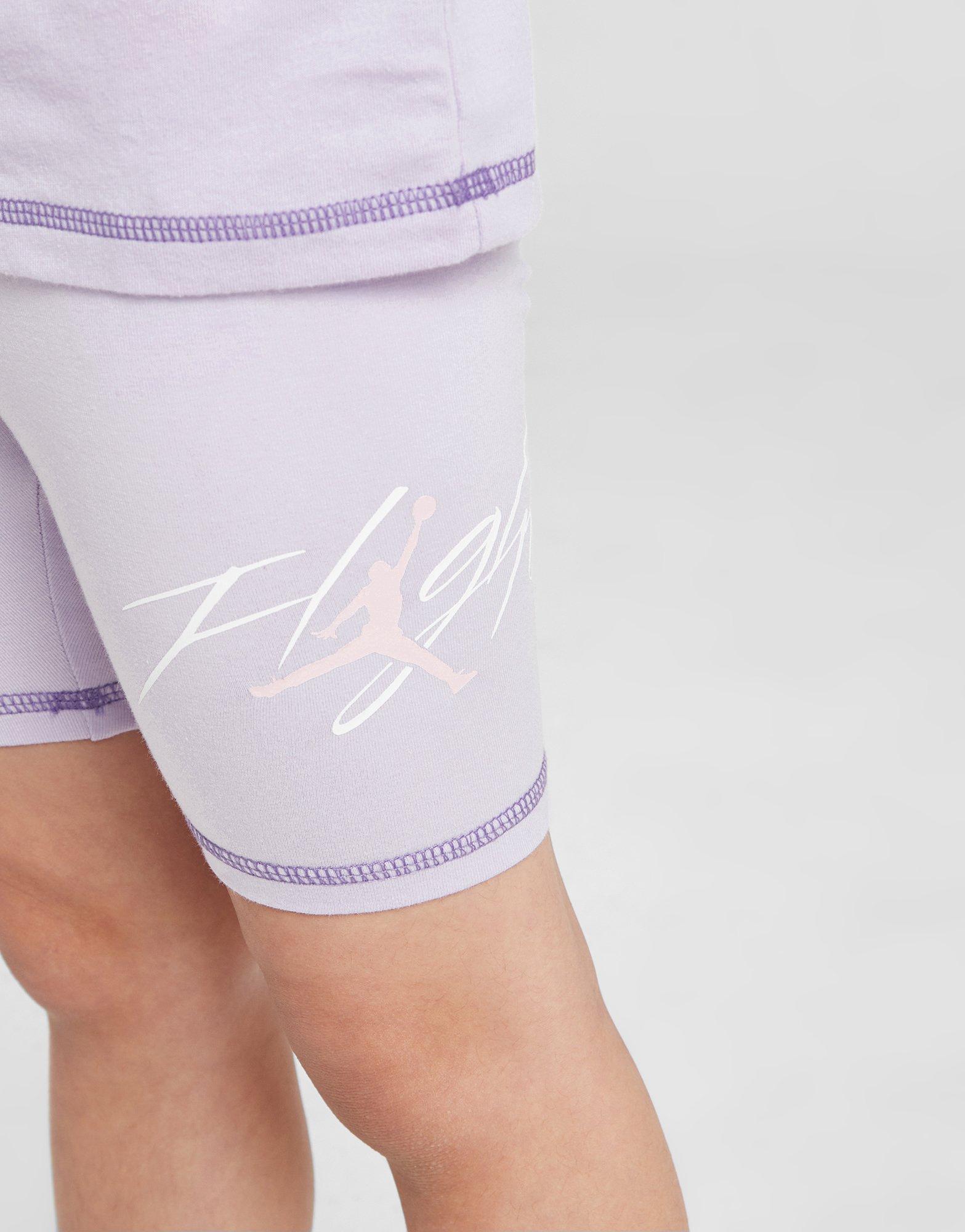 Gyerek melegítőszett JORDAN SZETT (G)CBLK T/SHT ST LIL/PNK G 35D007-P36 Lila