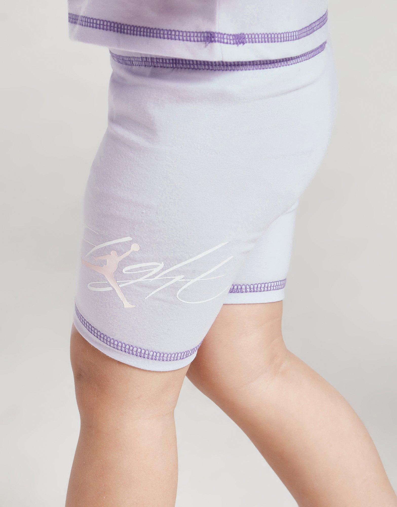 Gyerek melegítőszett JORDAN SZETT (G)CBLK T/SHT ST LIL/PNK G 15D007-P36 Lila