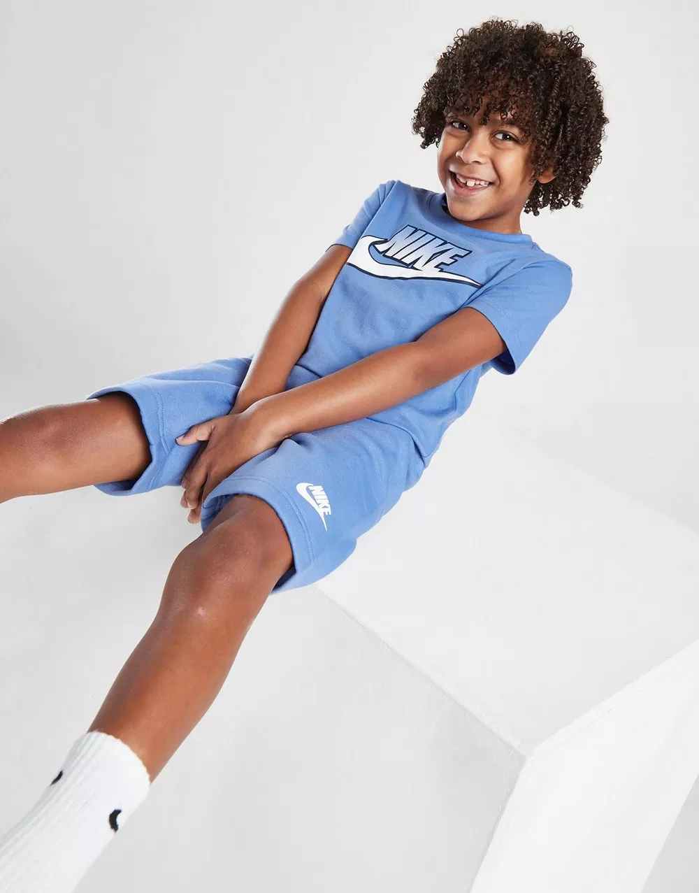 NikeHad NIKE КОМПЛЕКТ FADE LGO T/SHT BLU/WH, фото 1 з 5