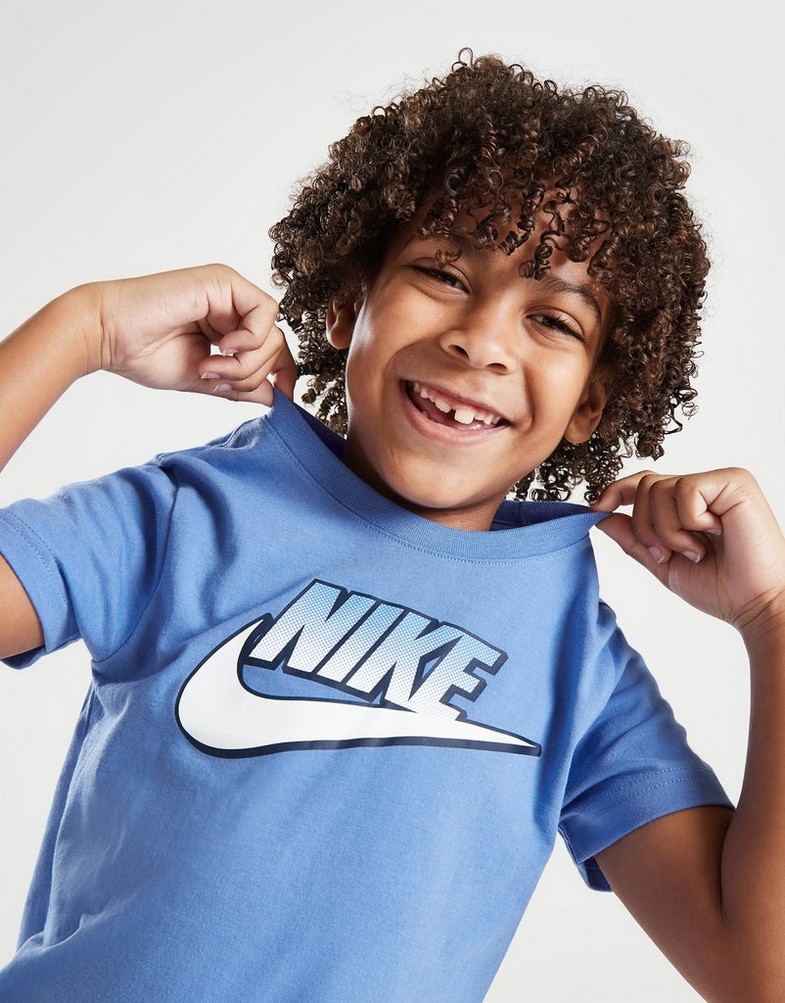 Дитячі спортивні костюми NIKE КОМПЛЕКТ FADE LGO T/SHT BLU/WH 86L919-BGZ Блакитний