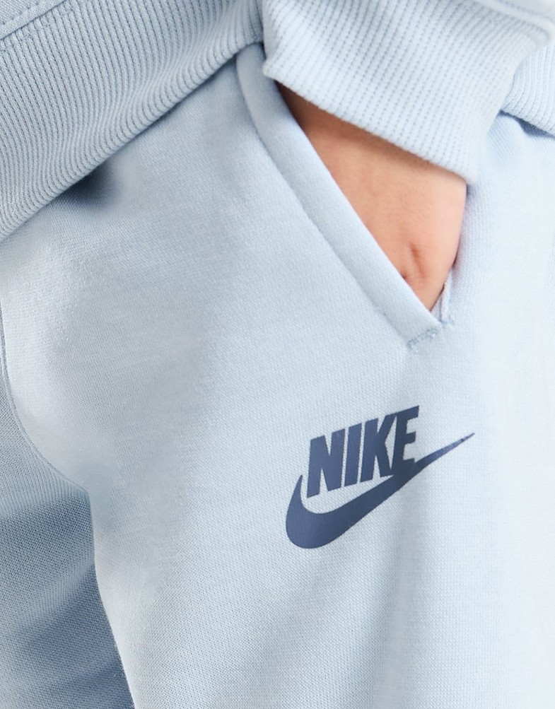 Komplet dresowy dziecięcy NIKE KOMPLET FADE LGO CRWST L'BLU$