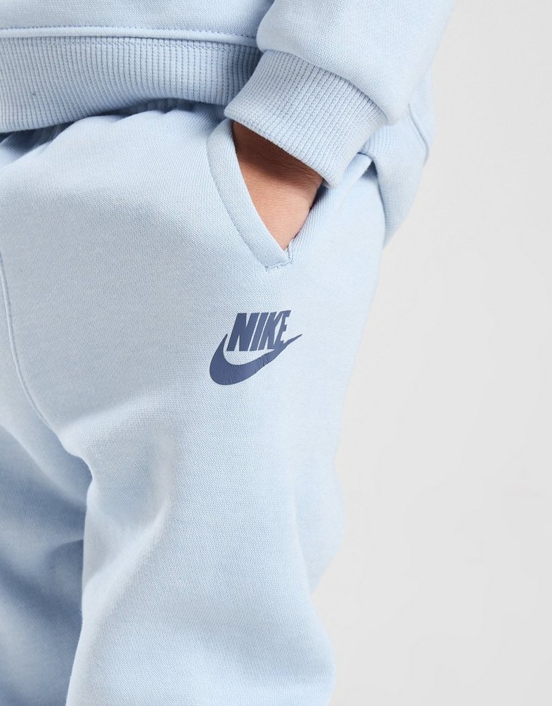 Komplet dresowy dziecięcy NIKE KOMPLET FADE LGO CRWST L'BLU$