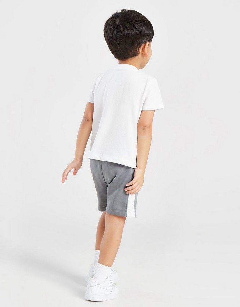 Gyerek melegítőszett NIKE SZETT HYB T/SHT WHT/GRY 66K767-M19 Fehér