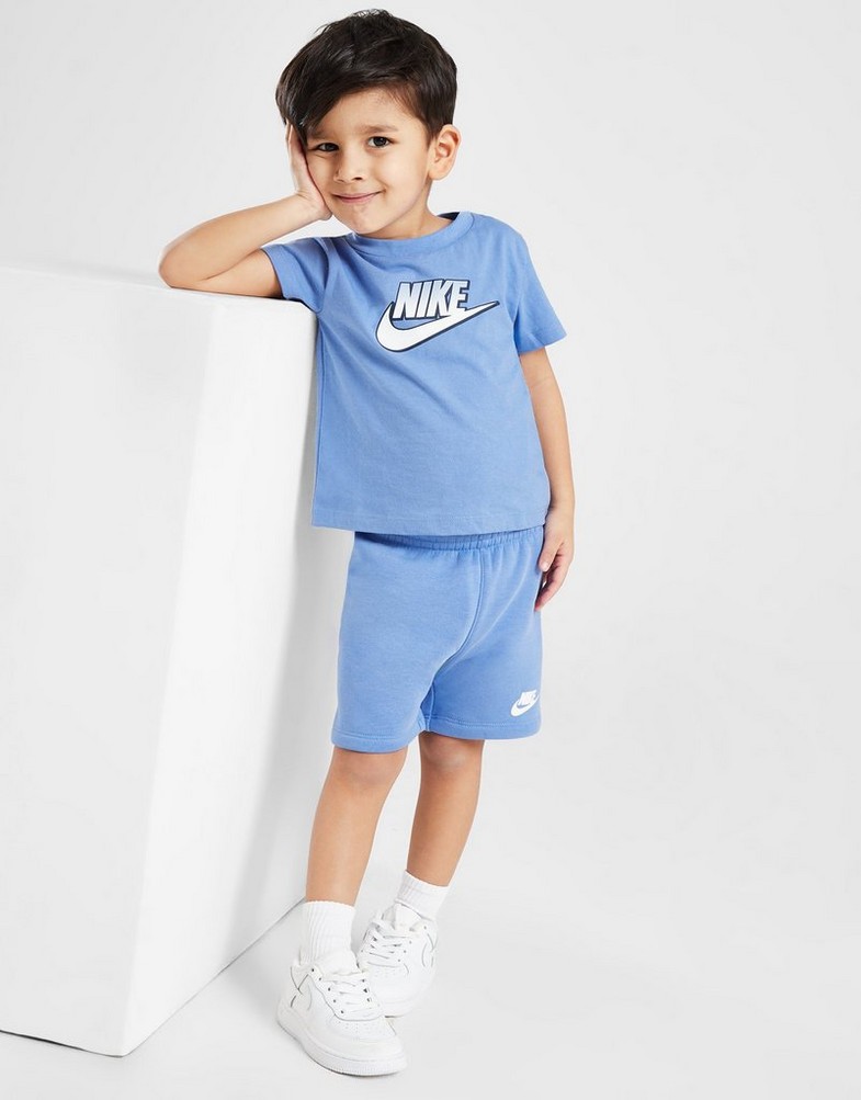 Gyerek melegítőszett NIKE SZETT FADE LGO T/SHT BLU