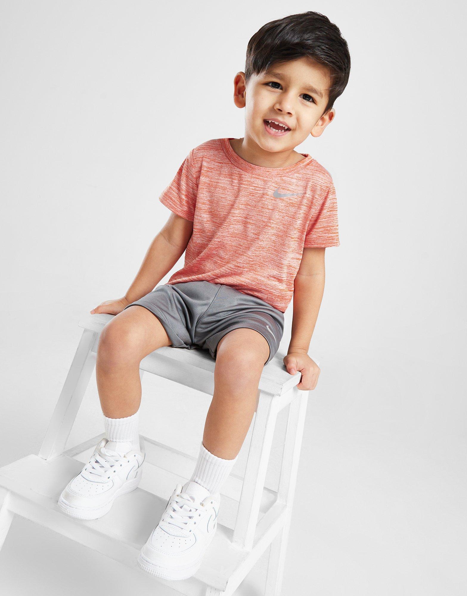 Nike Souprava Miler T/sht Org/gry