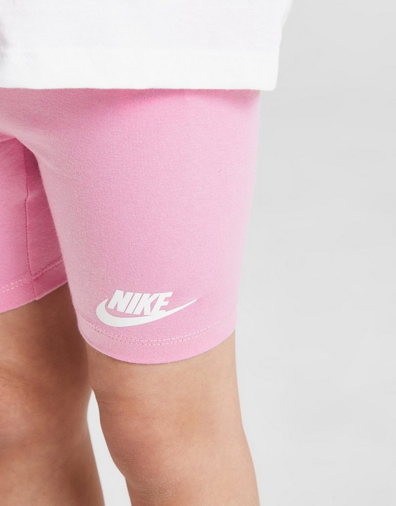 Дитячі спортивні костюми NIKE КОМПЛЕКТ (G)CBLK TEE/SHT WHT/PNK G 36L933-AAH Білий
