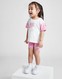 NIKE КОМПЛЕКТ (G)CBLK TEE/SHT WHT/PNK G