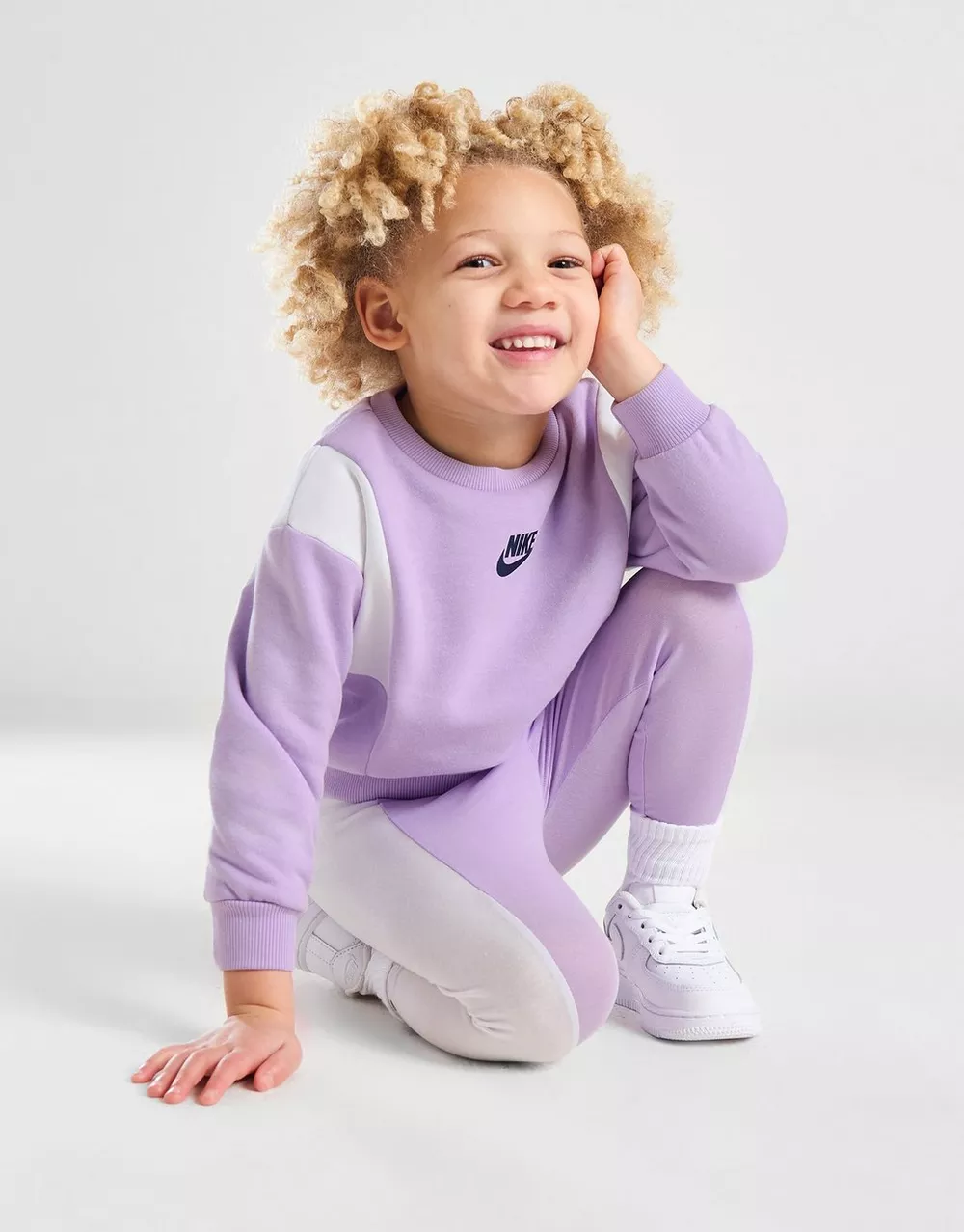 NikeHad NIKE КОМПЛЕКТ (G)CBLK SUIT LIL/WHT$, фото 1 з 5