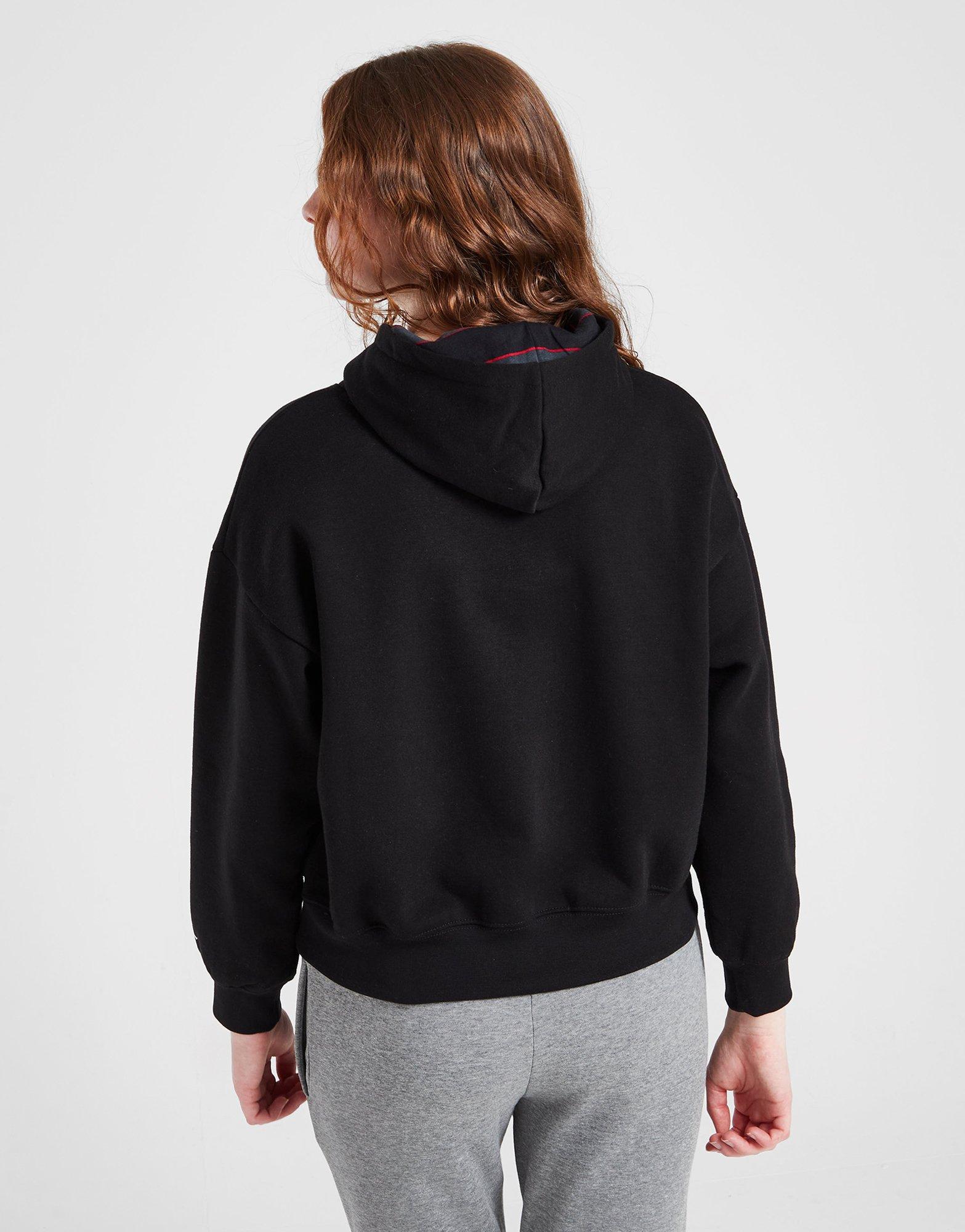 Детски суичър JORDAN СУИТЧЪР С КАЧУЛКА FUNDAMENTALS BLOCKED GIRL G 45C963-023 Черен