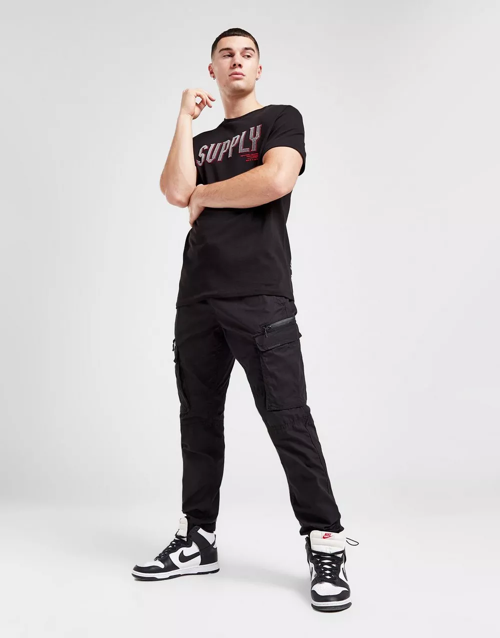 SUPPLY & DEMAND ШТАНИ SNAPPER CRG BLK ., фото 1 з 5