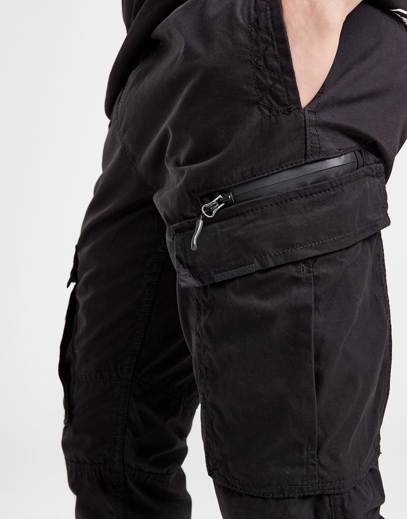 Vyriški džinsai SUPPLY & DEMAND KELNĖS SNAPPER CRG BLK SUPTM16847 Juoda