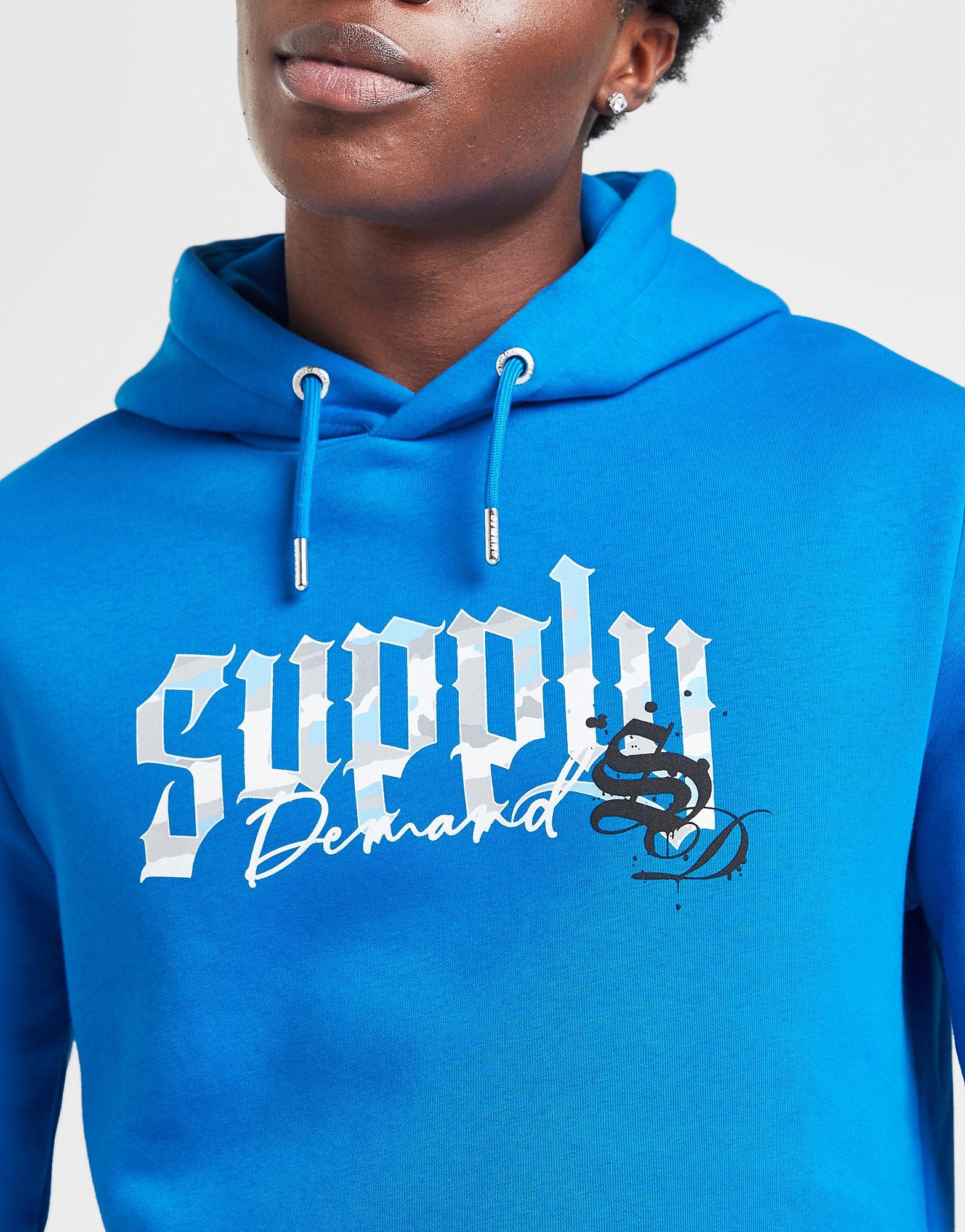 Vyriškas džemperis SUPPLY & DEMAND DŽEMPERIS   SU GOBTUVU BLAZE CAMO BLU . SUPTM16840 Mėlyna