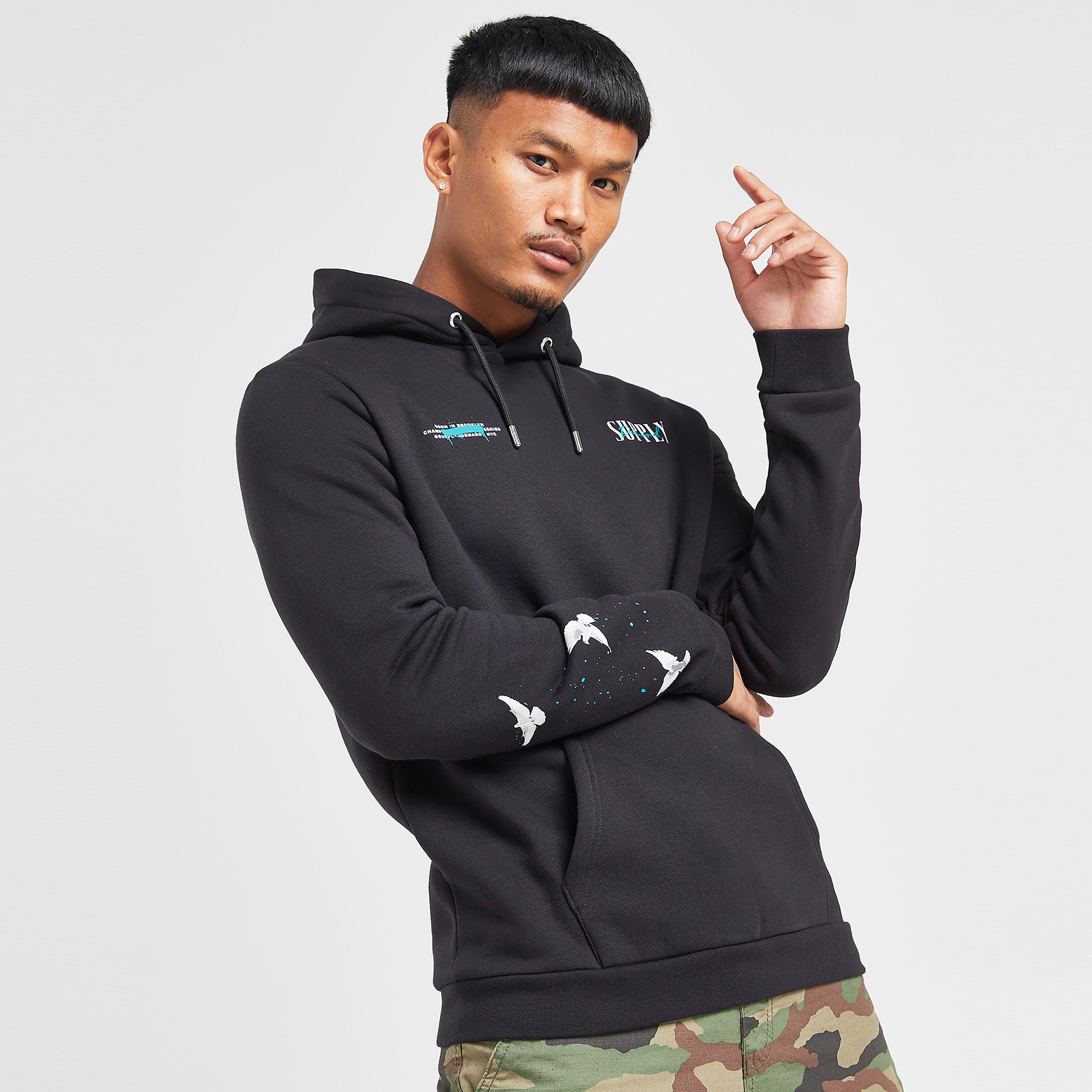 Bluza męska SUPPLY & DEMAND BLUZA Z KAPTUREM FUSA HD BLK