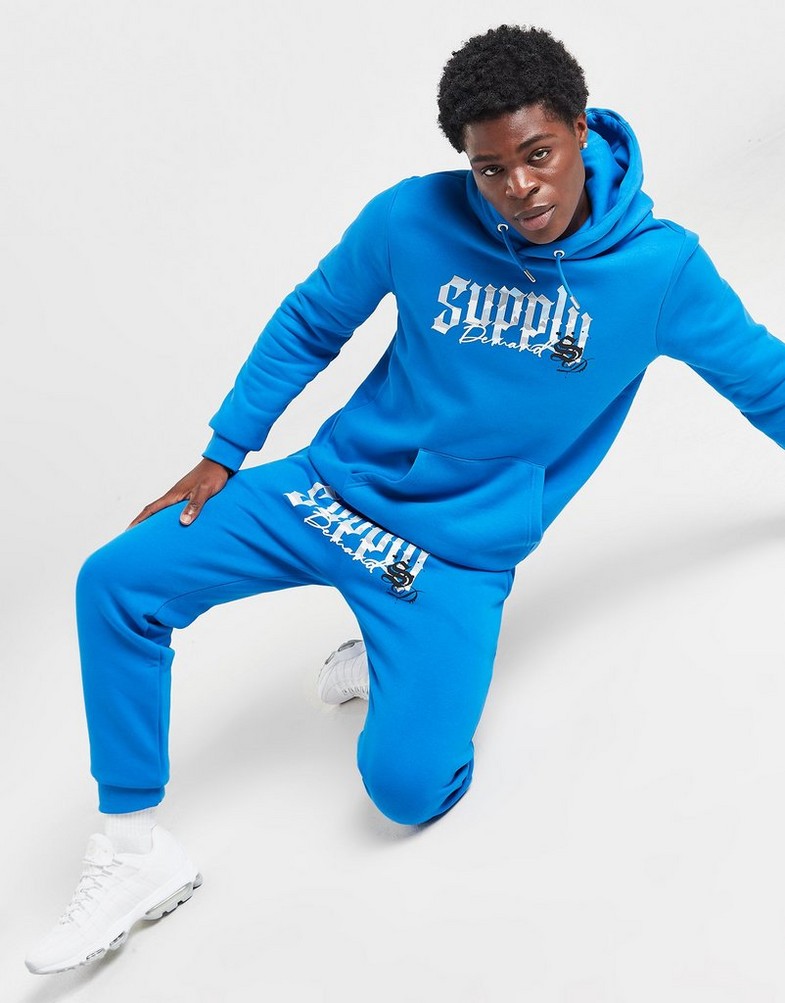 SUPPLY & DEMAND SPODNIE BLAZE CAMO PNT BLU . SUPTM16842 Niebieski