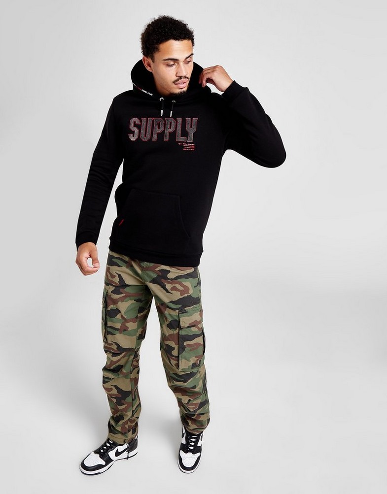 Bluza męska SUPPLY & DEMAND BLUZA Z KAPTUREM BUCK HD BLK . SUPTM16786 Czarny