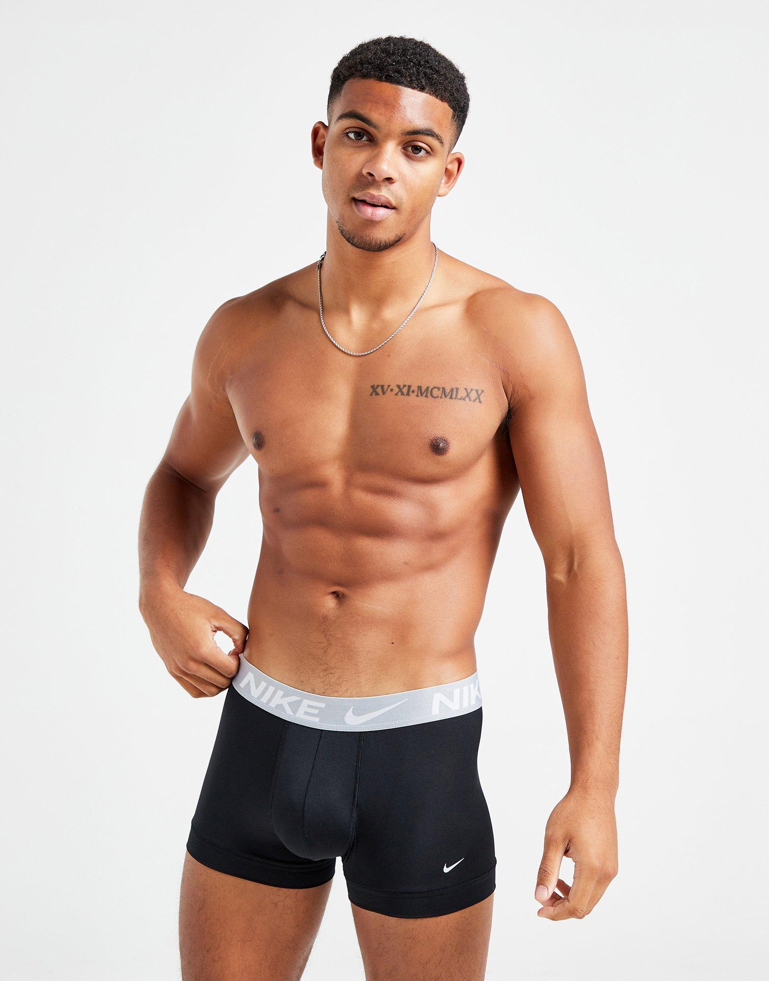 Vyriškas apatinis trikotažas NIKE UNDERWEAR 3PK BLK WB T.ORG/GRY/BLK 0000KE1156C4R Juoda