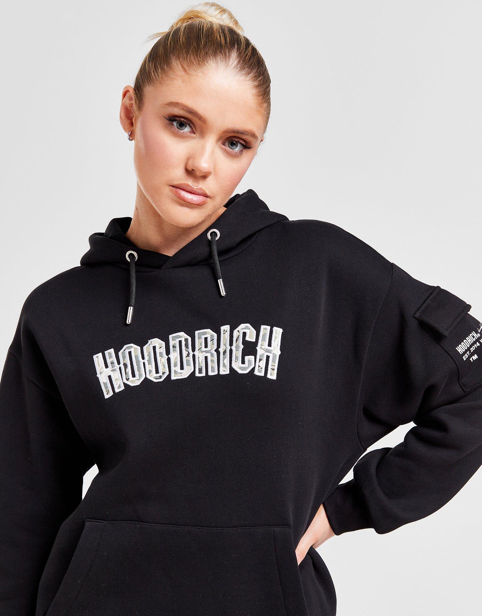 Ženski gornji dio trenirke HOODRICH VESTA S KAPULJAČOM CAMO INFIL HD BLK HW-0423-0353 crna