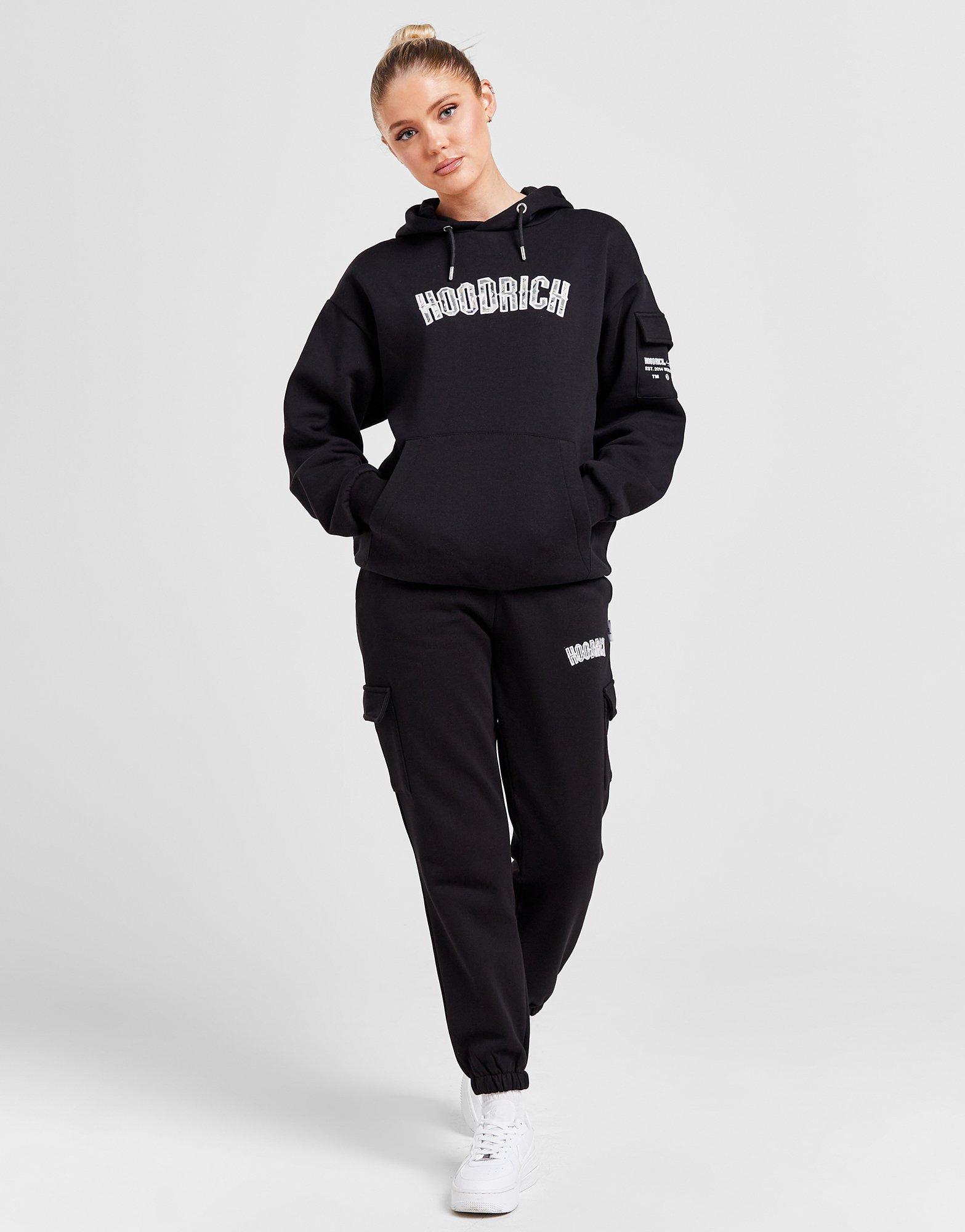 Ženski gornji dio trenirke HOODRICH VESTA S KAPULJAČOM CAMO INFIL HD BLK HW-0423-0353 crna