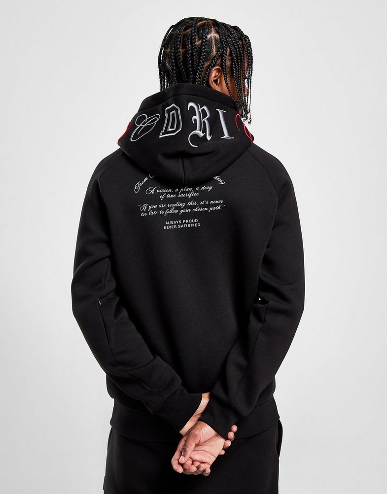 Мъжка блуза HOODRICH СУИТЧЪР С КАЧУЛКА HEAT HD BLK HR-0423-0397 Черен