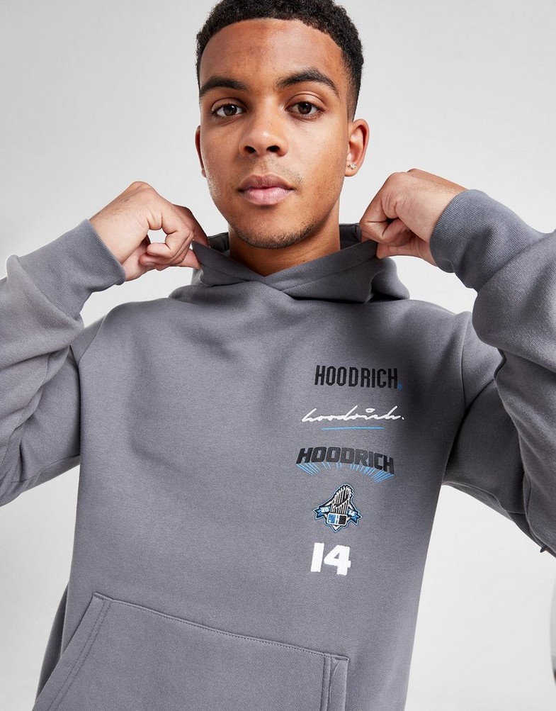 Bluza męska HOODRICH BLUZA Z KAPTUREM STADIUM HD GRY HR-0423-0400 Szary