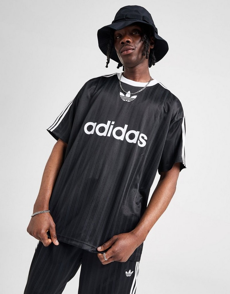 Koszulka, t-shirt męski ADIDAS T-SHIRT ADICOLOR POLY T IU2341 Czarny