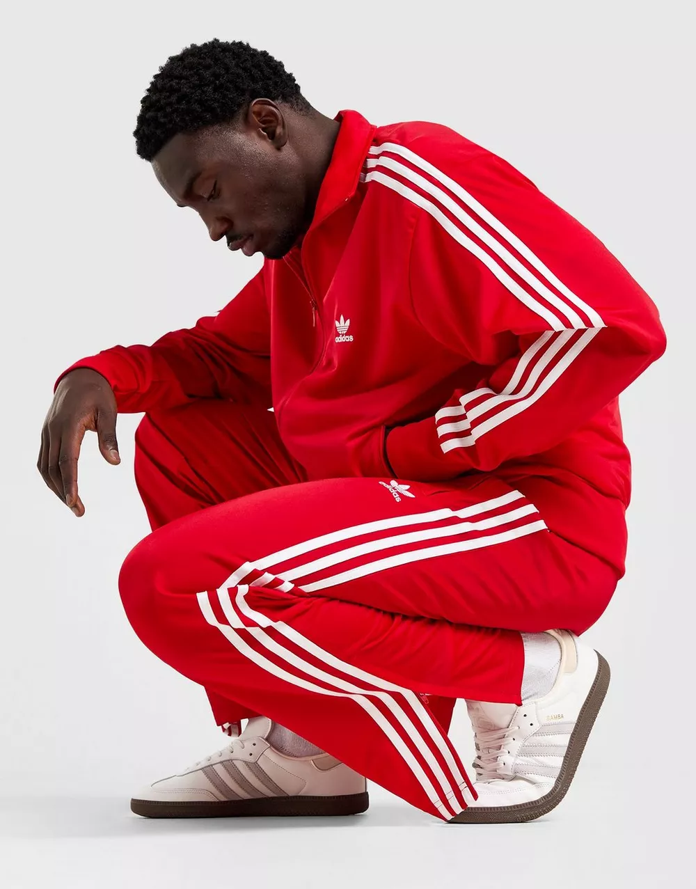 ADIDAS ШТАНИ FIREBIRD PNT RED, фото 1 з 5