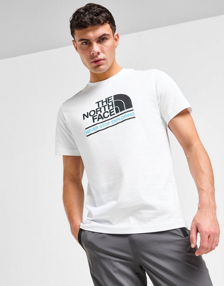 Koszulka, t-shirt męski THE NORTH FACE T-SHIRT CHANGALA T WHT