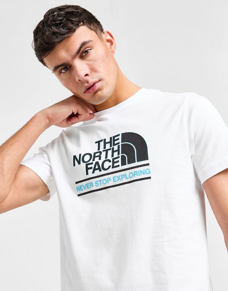 Koszulka, t-shirt męski THE NORTH FACE T-SHIRT CHANGALA T WHT