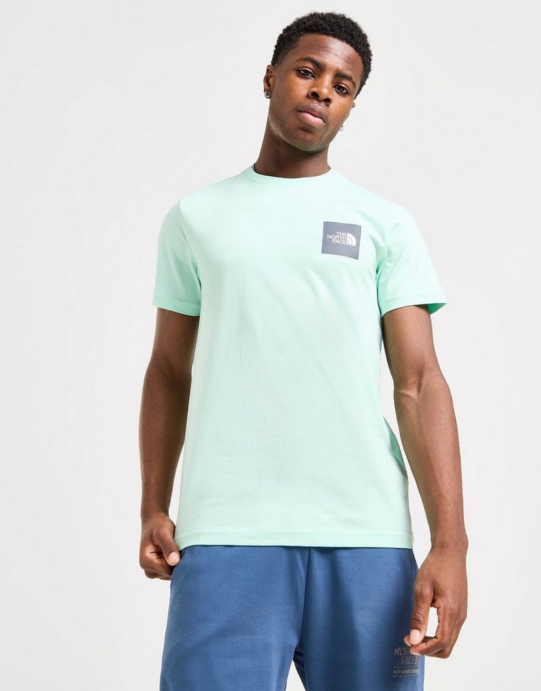 Чоловічі футболки THE NORTH FACE ФУТБОЛКА FINE BOX T CRAT'AQUA NF0A8A4UO001 Блакитний