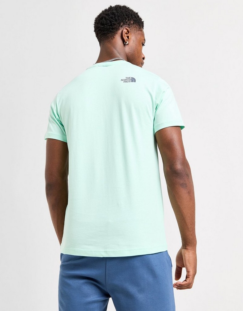 Чоловічі футболки THE NORTH FACE ФУТБОЛКА FINE BOX T CRAT'AQUA NF0A8A4UO001 Блакитний