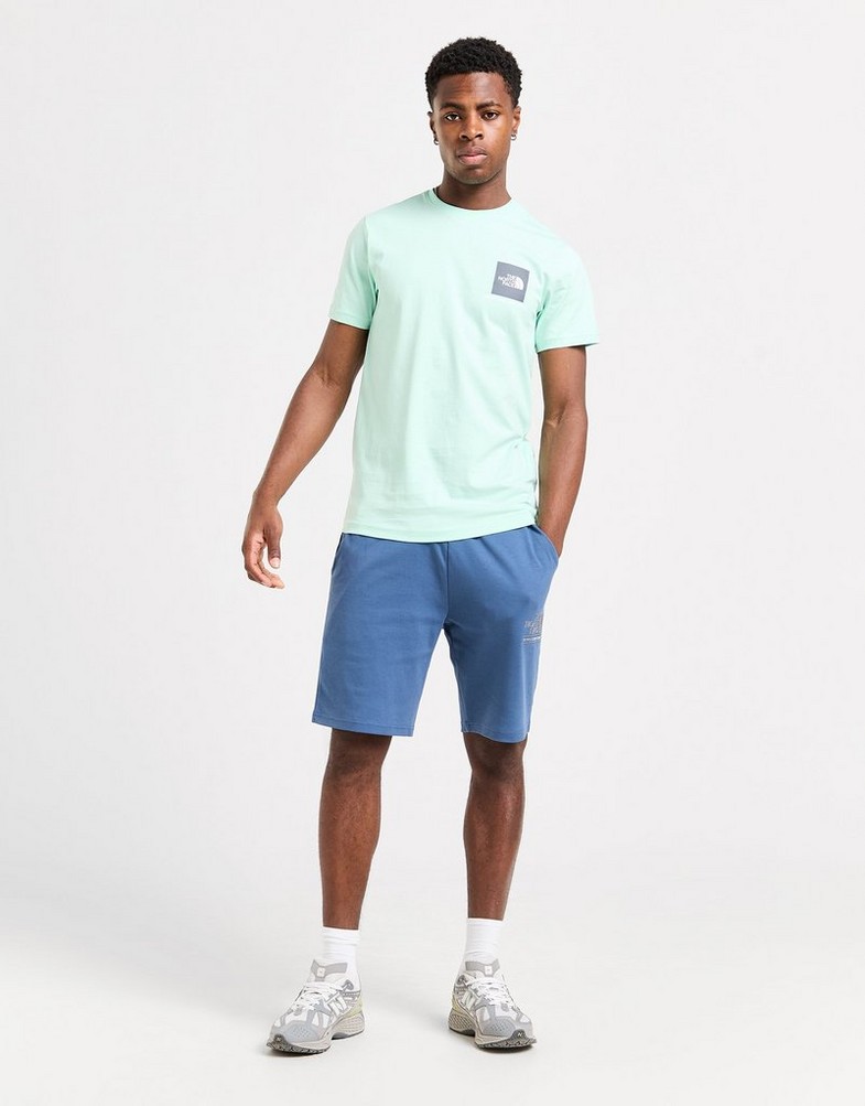 Чоловічі футболки THE NORTH FACE ФУТБОЛКА FINE BOX T CRAT'AQUA NF0A8A4UO001 Блакитний
