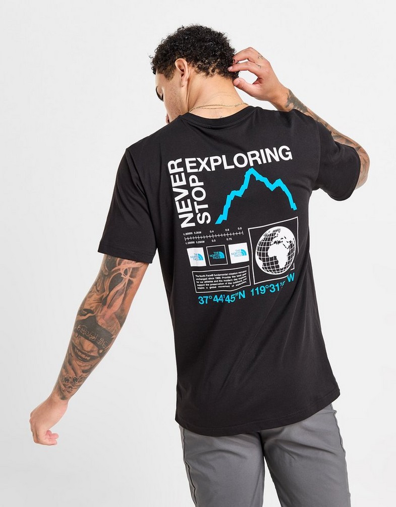 Férfi póló THE NORTH FACE PÓLÓ STORY BOX T BK/SK'BL NF0A88CCJK31 Fekete