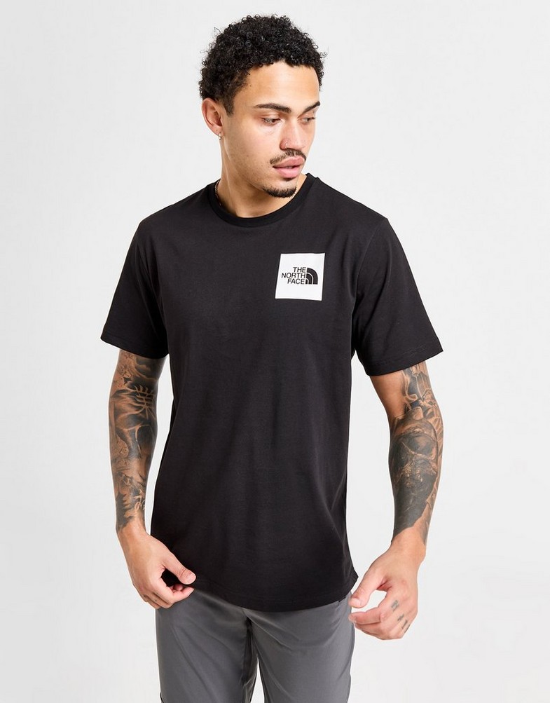 Férfi póló THE NORTH FACE PÓLÓ STORY BOX T BK/SK'BL NF0A88CCJK31 Fekete