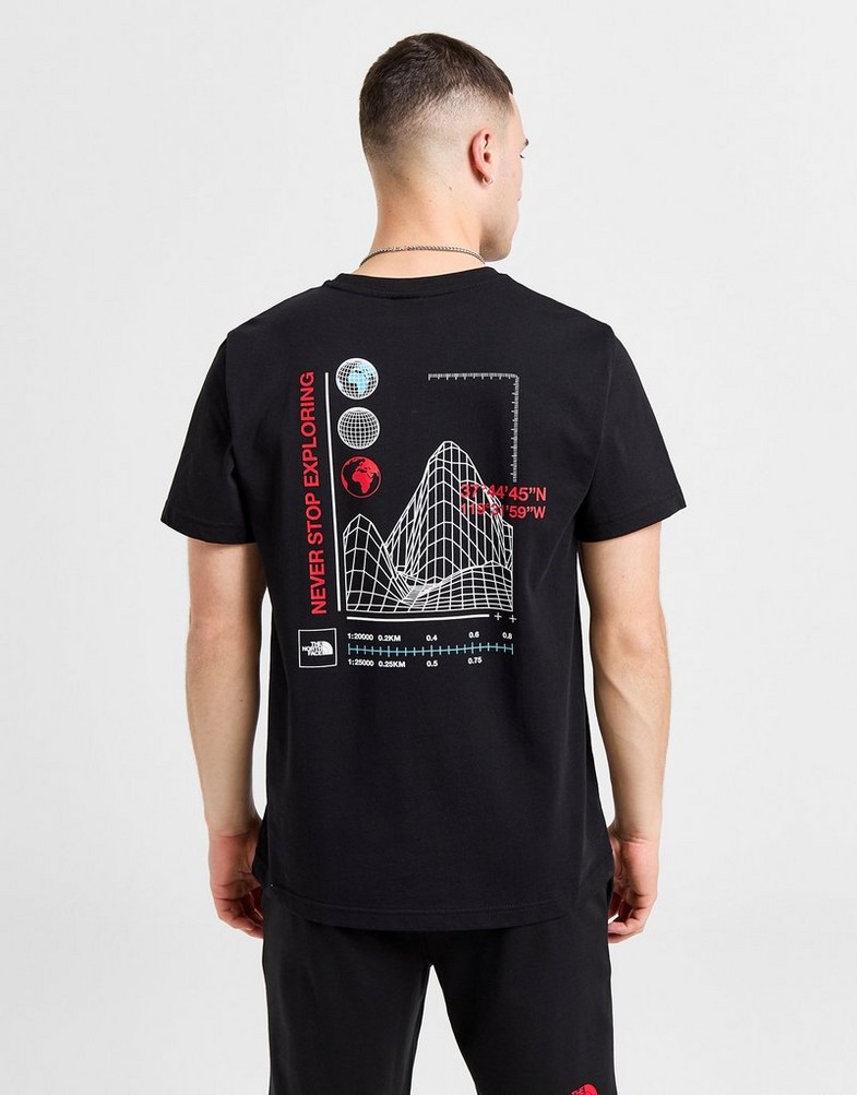 Мъжка тениска THE NORTH FACE ТЕНИСКА MOUNT SCALE T BK/RD NF0A899JKX91 Черен