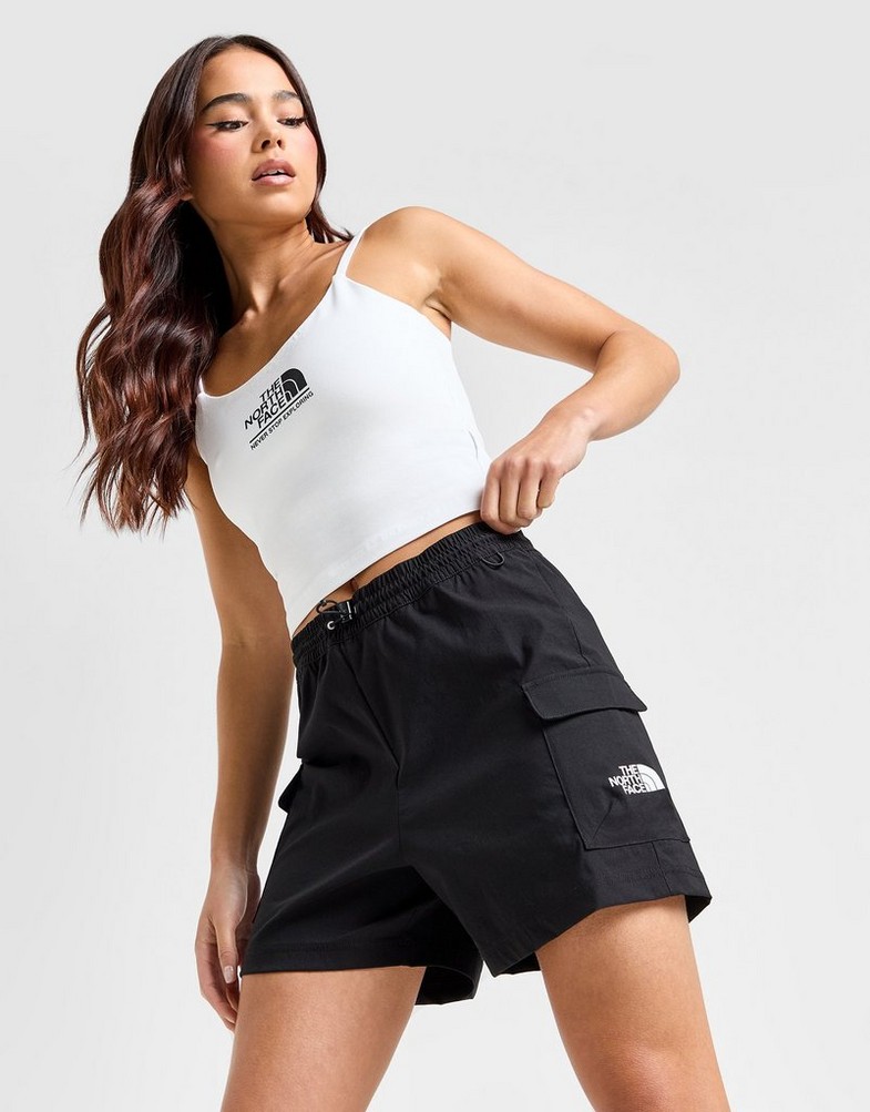 Krótkie spodenki, szorty damskie THE NORTH FACE SZORTY CARGO NF0A88AWJK31 Czarny