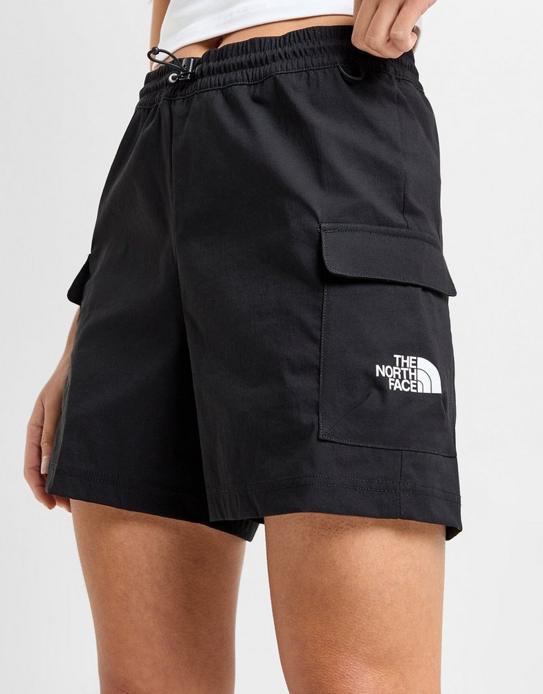 Krótkie spodenki, szorty damskie THE NORTH FACE SZORTY CARGO NF0A88AWJK31 Czarny