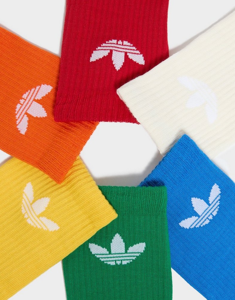 Șosete pentru femei ADIDAS ȘOSETE TRE CRW SCK 6PP