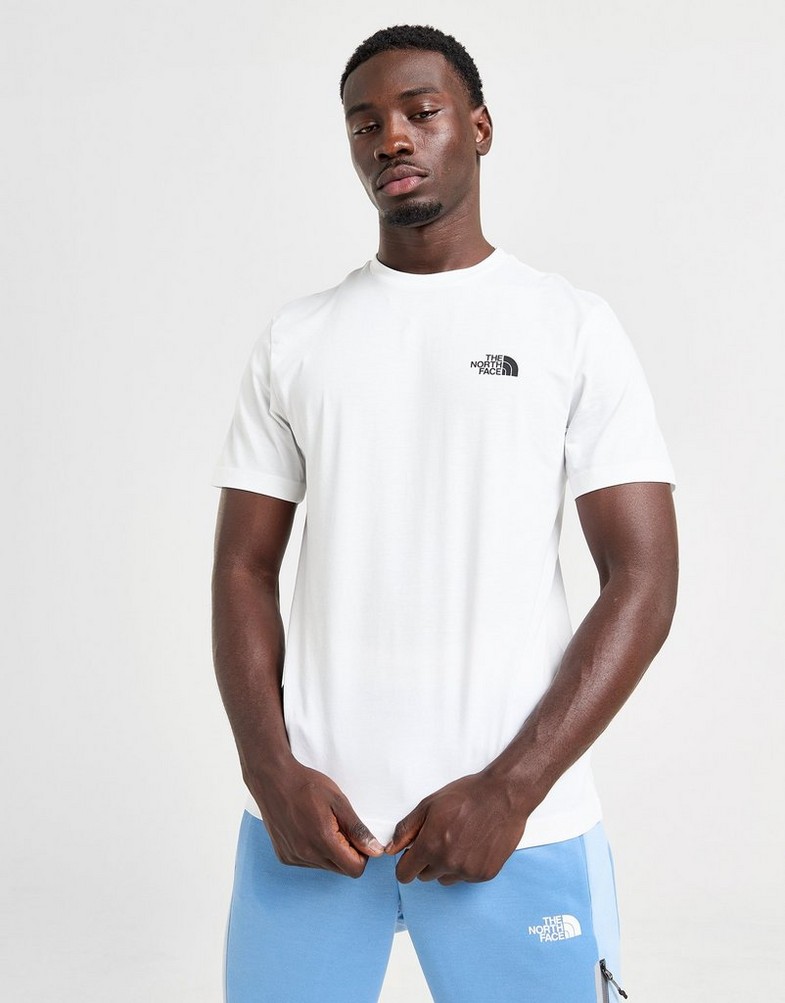Tricou pentru bărbați THE NORTH FACE TRICOU M SS SIMPLE DOME TEE NF0A87NGFN41 Alb