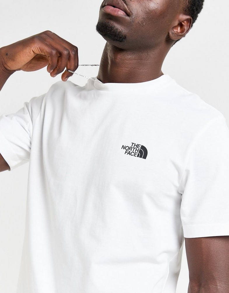 Tricou pentru bărbați THE NORTH FACE TRICOU M SS SIMPLE DOME TEE NF0A87NGFN41 Alb