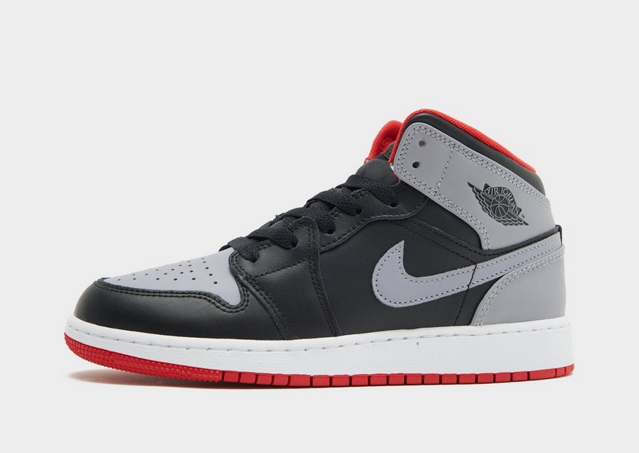 Gyerek sneakers AIR JORDAN 1 MID DQ8423-006 Fekete