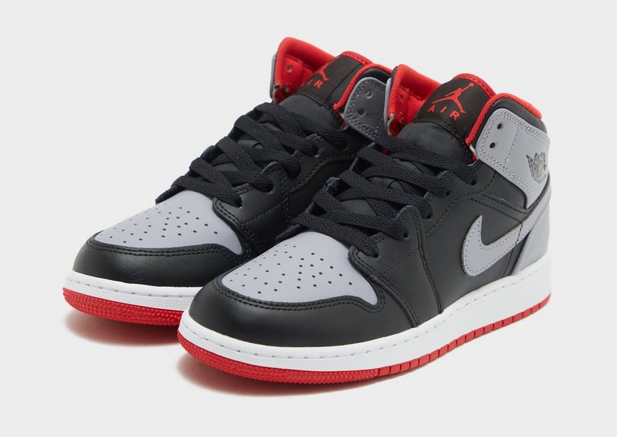 Gyerek sneakers AIR JORDAN 1 MID DQ8423-006 Fekete