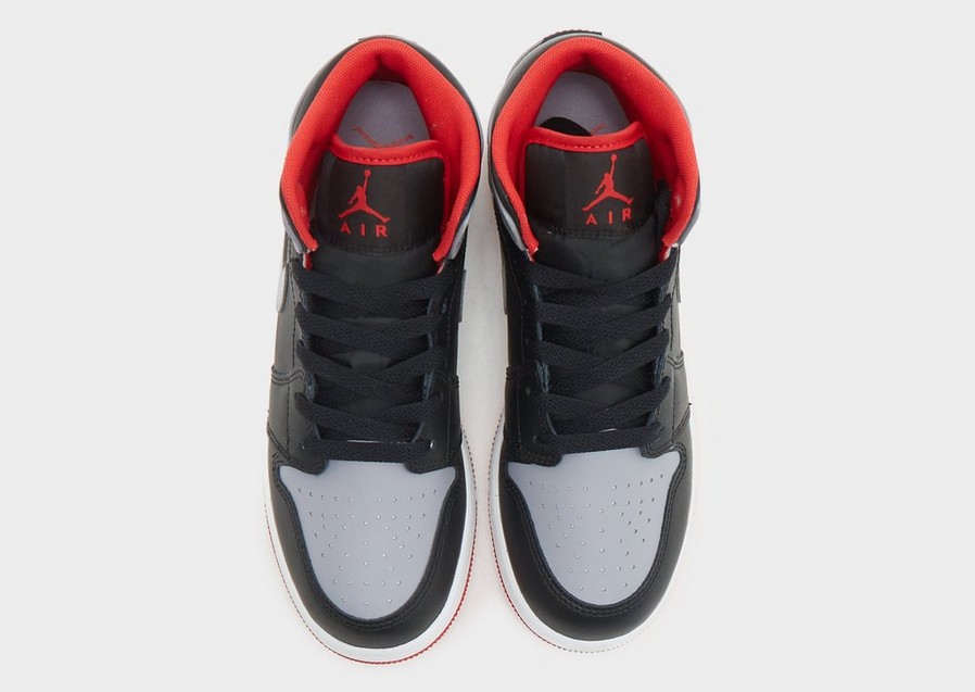 Gyerek sneakers AIR JORDAN 1 MID DQ8423-006 Fekete