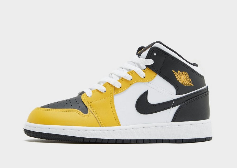 Buty sneakersy dla dzieci AIR JORDAN 1 MID DQ8423-701 Złoty