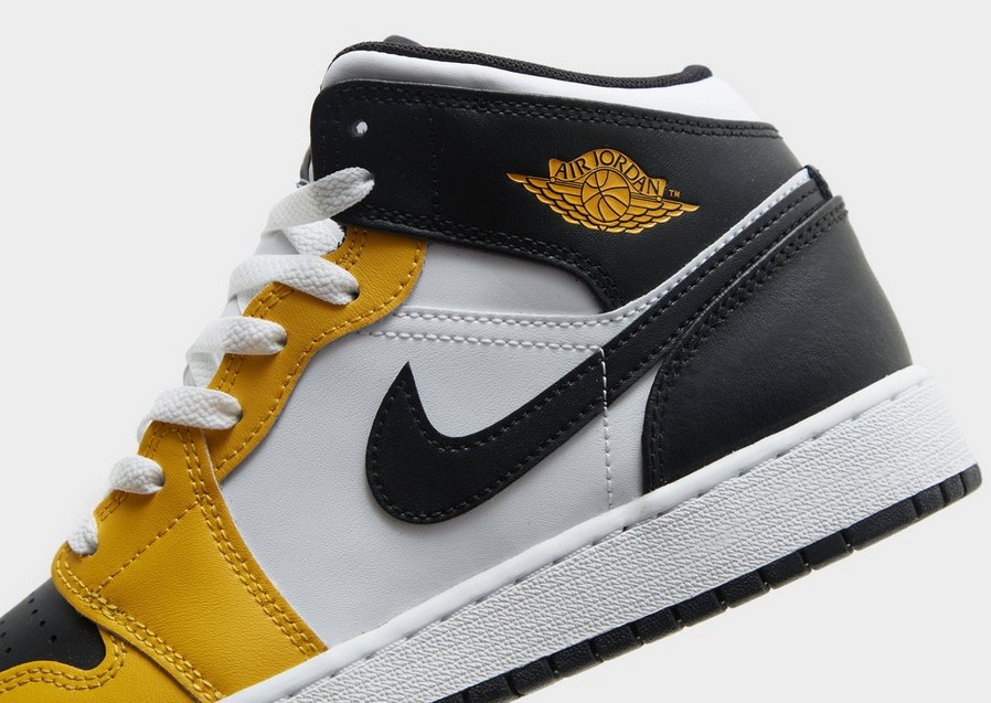 Buty sneakersy dla dzieci AIR JORDAN 1 MID DQ8423-701 Złoty
