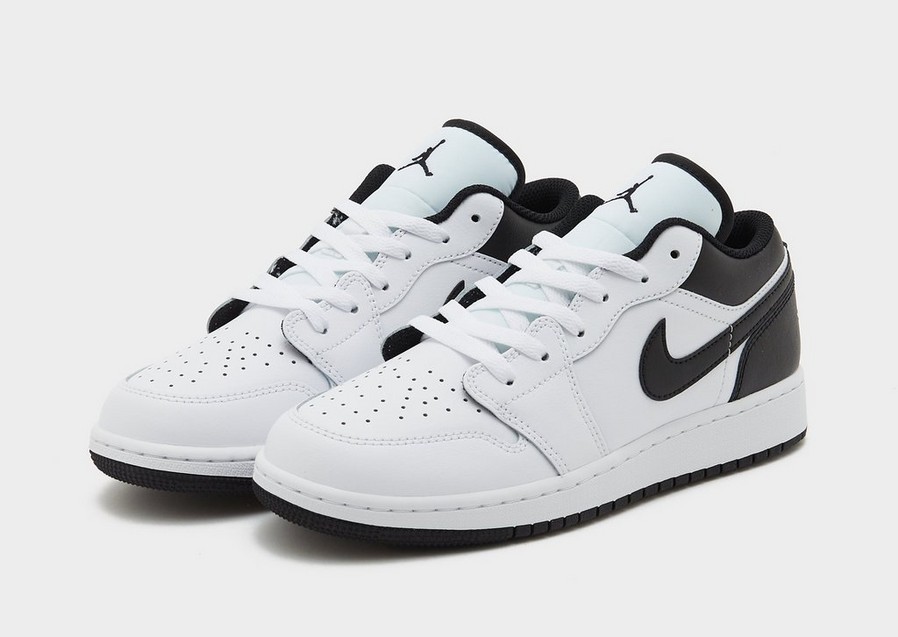 Adidași pentru copii AIR JORDAN 1 LOW  553560-132 Alb