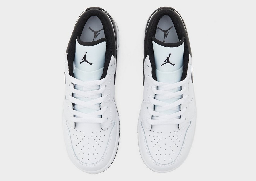 Adidași pentru copii AIR JORDAN 1 LOW  553560-132 Alb