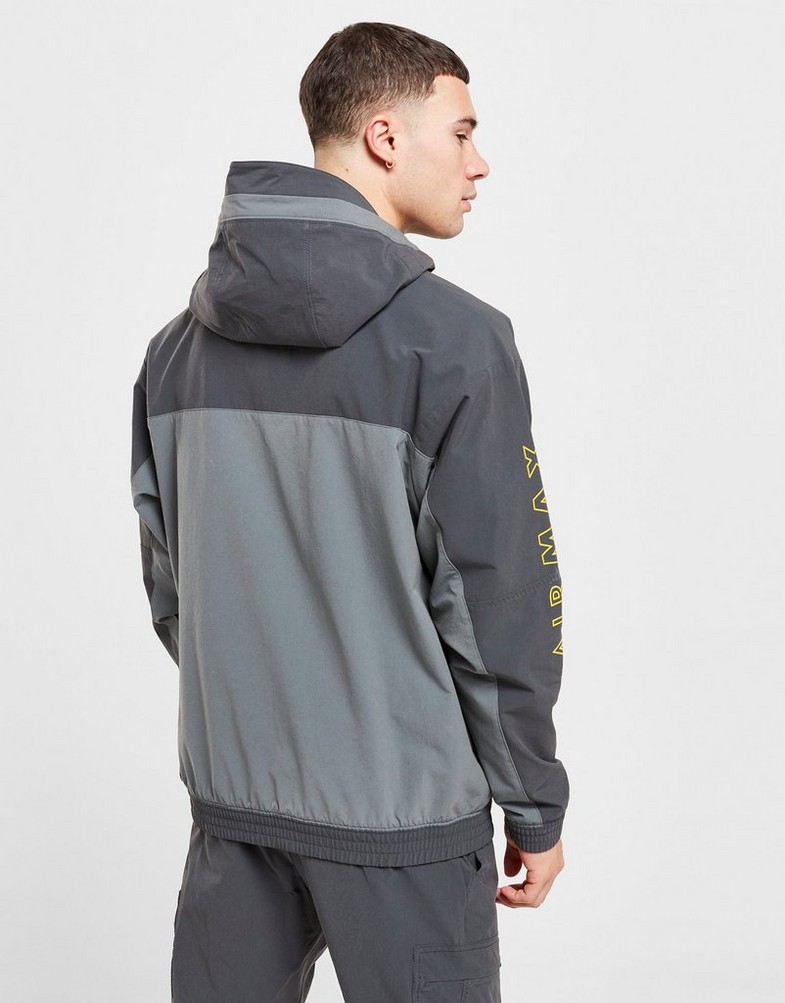 Férfi kabát NIKE KABÁT M NSW AIR MAX WVN JACKET AIR MAX FV5595-068 Szürke