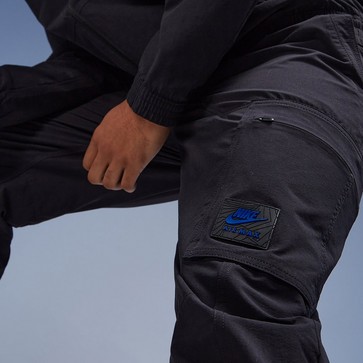 Pánske nohavice NIKE NOHAVICE  MAX WVN CARGO BLK PANTS